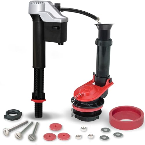 Korky 2-Inch Platinum Toilet Repair Kit - Complete Fix for Running & Noisy Toilets - 4010MP