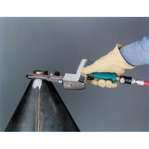 Dynabrade Dynafile II Abrasive Belt Tool 0.5 HP, 20,000 RPM, 7° Offset, 1/4-3/4" Belts