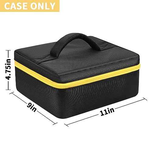 Tool Case Compatible with DEWALT 20V Max XR (DCW600B)/ for Makita XTR01Z 18V LXT Lithium-Ion Cordless Router, Sailcloth Storage Carrying Holder for Dewalt Batteries, Charger, Router Bits (Bag Only)