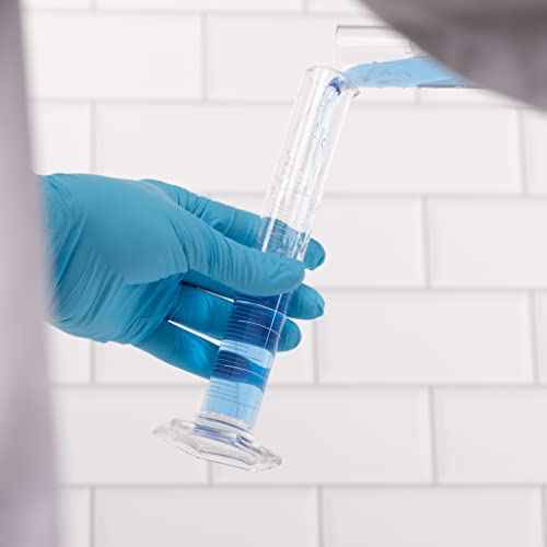 OSTC Lydus 4 Mil Latex Free Nitrile Textured Finger Exam Gloves - Large (Box of 100)