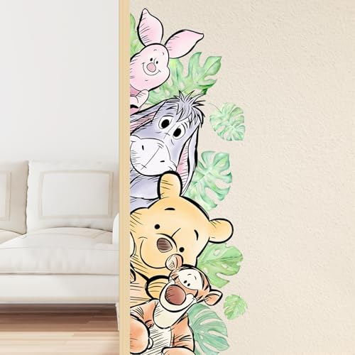 Xendelow Yellow Winnie Wall Stickers for Kids Nursery & Playroom Decor