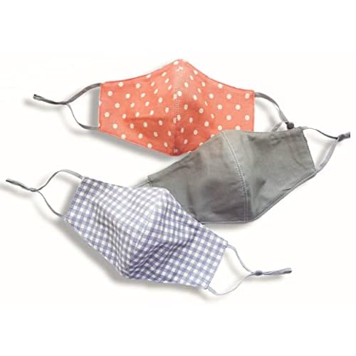 HOPE LOVE SHINE Fabric Reusable Face Masks Adjustable Cotton Handmade