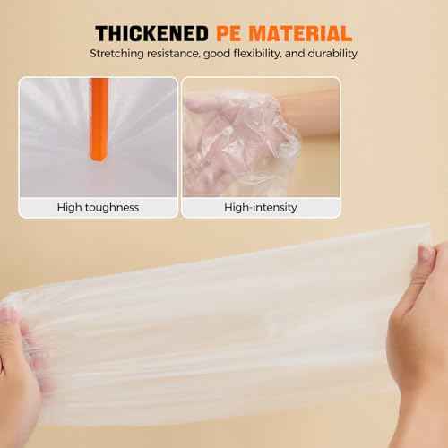 Disposable Waterproof Shoe Covers for Rain, 10 Pairs of Clear Durable Non-Slip Plastic Rain Boot Covers for Men & Women for Use in Water Parks, Commuting and Travel (clear, adults)