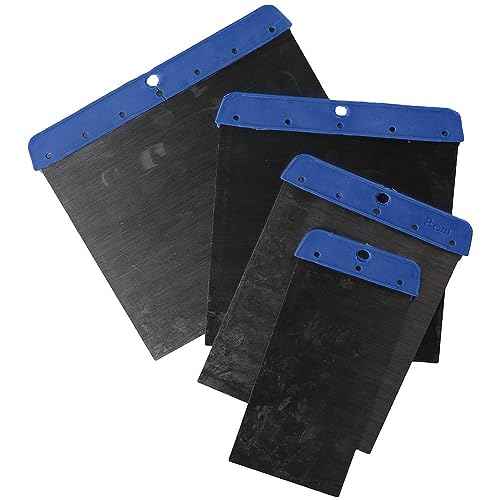 4-Piece Stainless Steel Spackle Putty Multipurpose Use Knives Metal Scraper for Wall Decoration Hand Tools