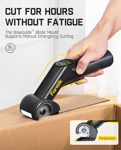 Fanttik C10 Pro Electric Cardboard Cutter Rotary Box Cutter with Digital Display