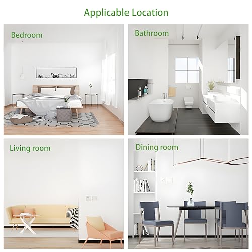 Safiyya White Peel and Stick Wallpaper 118x17.7 Inches Waterproof Self-Adhesive Vinyl for Walls and Kitchen Decor