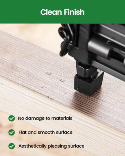 Meite Assorted 5 Sizes Stainless Steel Brad Nails (2000 pcs) for Finish Nail Gun - Indoor & Outdoor Use