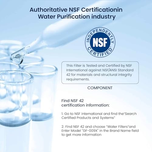 GLACIER FRESH RPWFE Refrigerator Water Filter with CHIP - 1 Pack