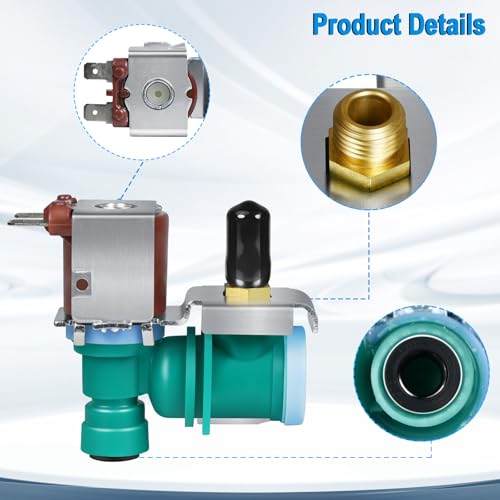 Refrigerator Water Inlet Valve W10238100 WPW10238100 IMV-8100 1/4in