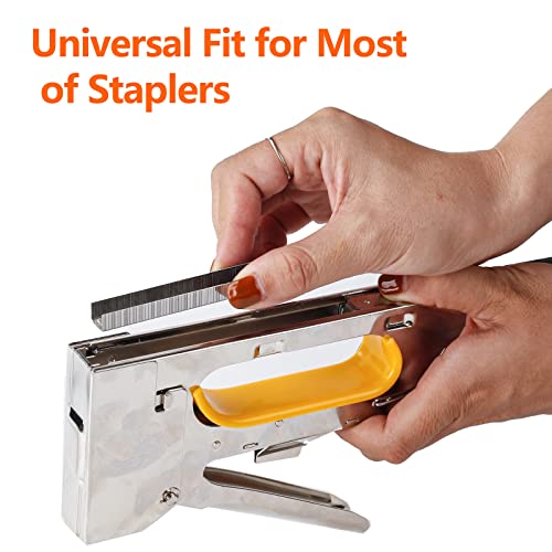 Heavy Duty Stainless Steel T50 Staples Pack 3 Sizes 1000-Count 5/16, 3/8, 1/2 inch