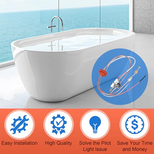 Water Heater Pilot and Igniter Assembly Replacement Kit for Rheem & GE