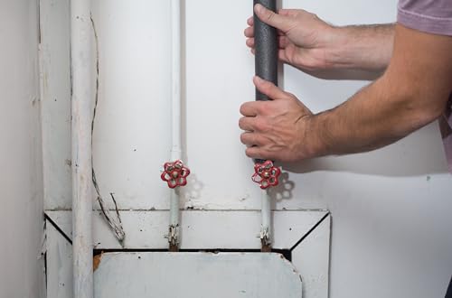 Duck Foam Pipe Covers - Insulation for 1/2 to 3/4 Inch Pipes, 6-Pack