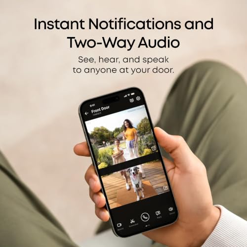 eufy Security Video Doorbell E340 - Dual Cameras, 2K FHD, Battery/Wired