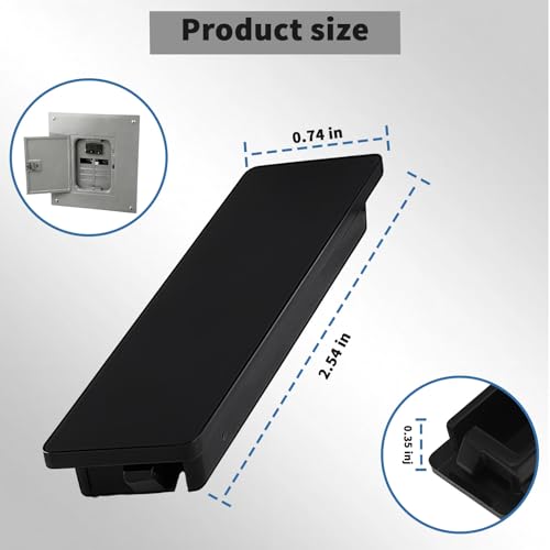 LRWZOV 0.7 Inch Square D Circuit Breaker Filler Plates 10 Pack for Electrical Panels