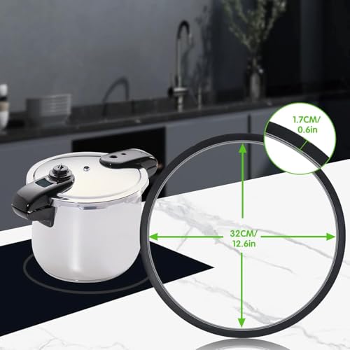 XHHKJGS Mirro 12/16/22 Qt Pressure Cooker Gasket Replacement - M-0512 M-0522 M-0312 M-0406 M-0416 M-0526 M-0622, 0.5 Quarts