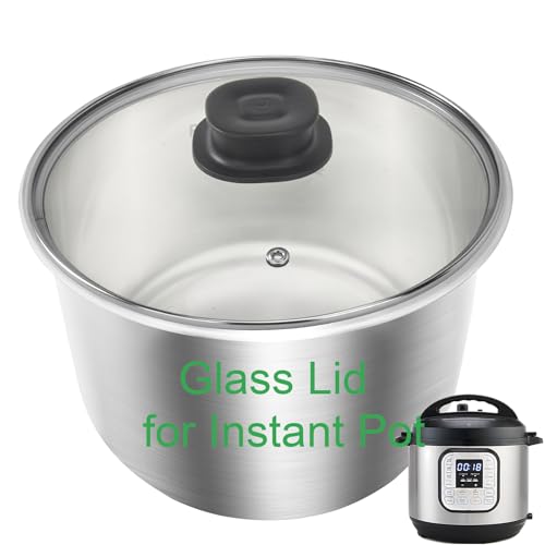 Glass Lid for Instant Pot 5-6 Qt, 9.4 Inch Pot Cover for 6 Quart