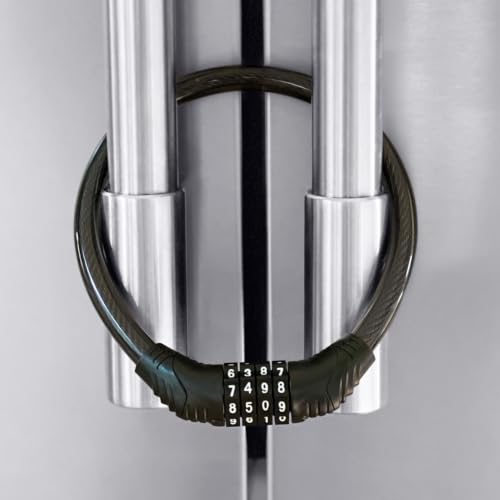 Urban August Black 4-Digit Refrigerator & Cabinet Lock - Standard Pack