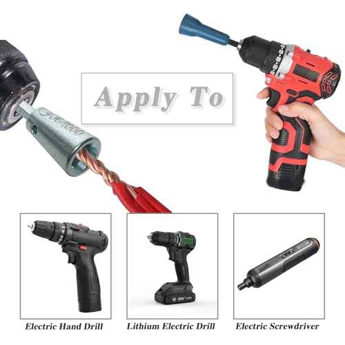 Wire Twister Tool for Drill,Wire Twister Portable Wire Nut Twister Wire Twisting Tool 6mm Hex Shank Cable Quick Stripping for Power Drill (Silver-1set)