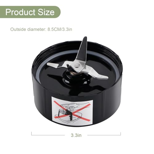 2-Pack Cross Blade Replacement Parts for Magic Bullet MB1001 250W Blenders