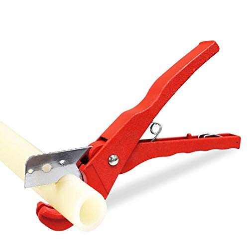 HAUTMEC Pvc Pipe Cutter Tool Pex Cutter Plastic Pipe Cutter and Tubing Cutter Up to 1-3/8inch (0-36mm) PL7261703