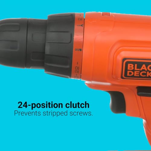 BLACK+DECKER 20V MAX PowerConnect Cordless Drill Project Kit with Bits & Sockets