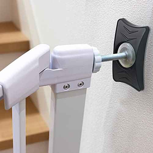 Smartfit 4 Pack Pet Gate Protectors - Dog Gate Set with Wall Mounts- Protect Walls & Doorways