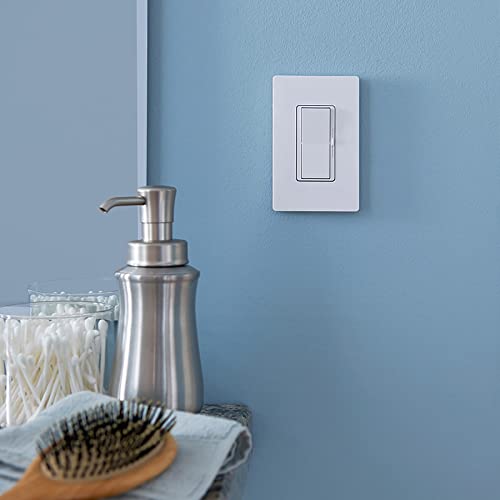 Lutron Claro Snow Satin 1-Gang Wall Plate Cover - Pack of 1