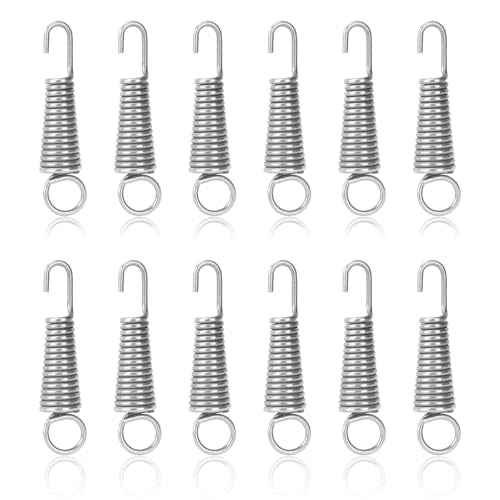 12pcs Vise Grip Spring Clamp, Carbon Steel Replacement Springs for Pliers Compatible with Irwin Vise Grip Locking Pliers Repairing Shop Supply (30mm)