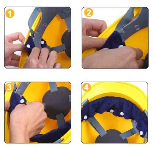 Cotton Hard Hat Sweatband Reusable Terry Cloth Snap-On Sweatband Liner Washable Hard Hat Accessories