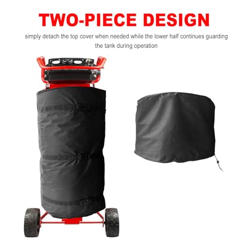 20-30 Gallon Air Compressor Cover, 600D Oxford Fabric Waterproof & Dustproof, All-Weather Protection, Two-piece Design for Upright Air Compressor