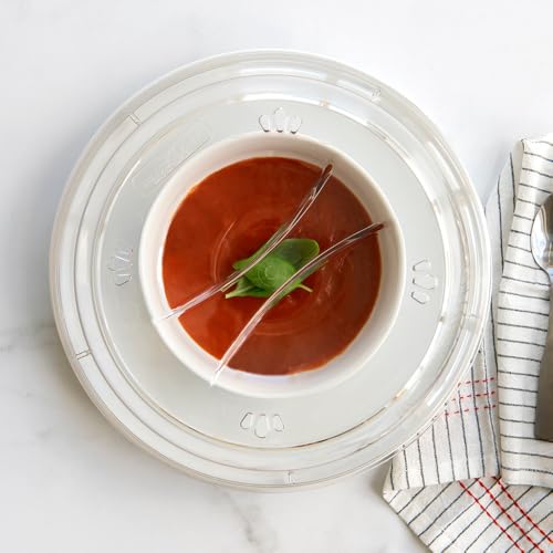 Nordic Ware Deluxe Plate Cover 10" - 1 Count, Clear Microwave Splatter Guard