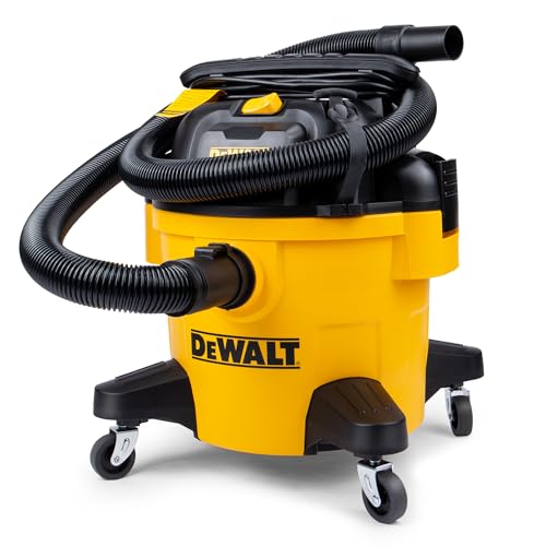 DeWalt 6 Gal 4 HP Wet Dry Shop Vacuum with Blower - Portable Heavy Duty Cleaner