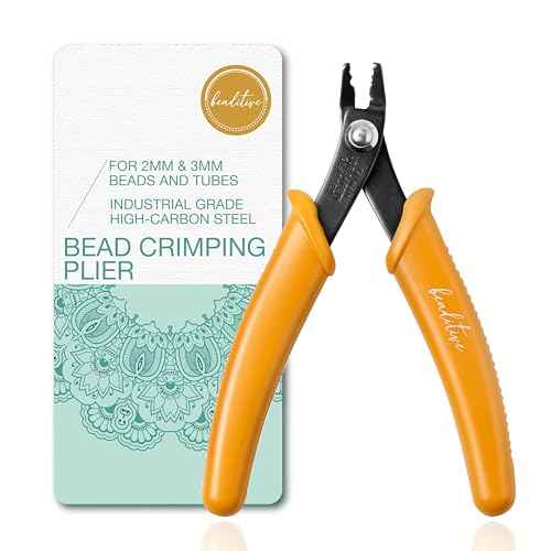Beaditive Bead Crimping Plier for 2mm & 3mm Beads and Tubes | 5-Inch (Honeycomb)