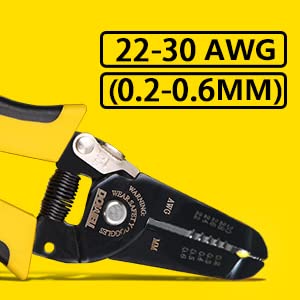 DOWELL Wire Stripper 22-30 AWG with Cutting & Safety Lock - Hand Tool