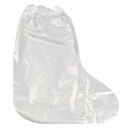 Waterproof Shoe Covers, 10 Pairs Clear Plastic Protective Boot Covers for Rain Snow Day Outdoor Activities Fit Most Adult Women Men Shoes Home Office Clean Hygienic Durable PE Material