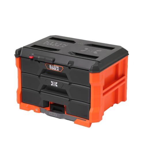 Klein Tools MODbox Three Drawer Tool Box Organizer, 3-Drawer