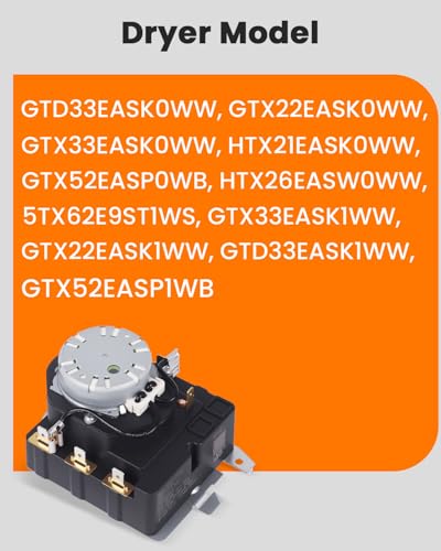 Kinok WE04X25280 TMD1EM35 Dryer Timer for GTD33EASK0WW GTX22EASK0WW