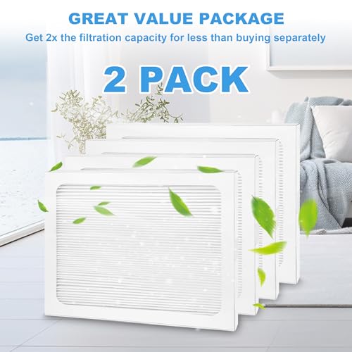 W-LINVEIN G 9x11x1 MERV 13 Dehumidifier Filter 2-Pack for Santa Fe Compact70/Ultra70/Element/Compact2/UA65H (Variation: 2p)