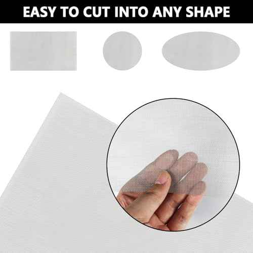 ZNB 5PCS Reinforcing Stainless Steel Mesh for Bumper Kayak Thermoplastic Repairs - Use with Plastic Welding Kit