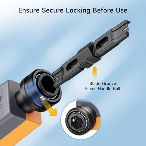 Cable Matters Ethernet Punch Down Tool with 110 Blade for Cat 8/7/6A/6/5e