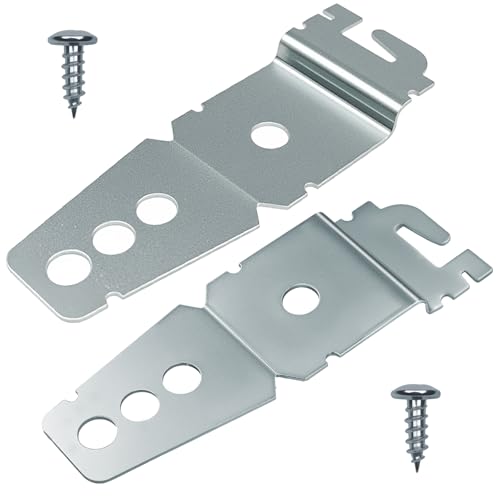 MCSDFN 2 Pack Dishwasher Mounting Brackets with Screws – Universal Undercounter Bracket 8269145 WP8269145