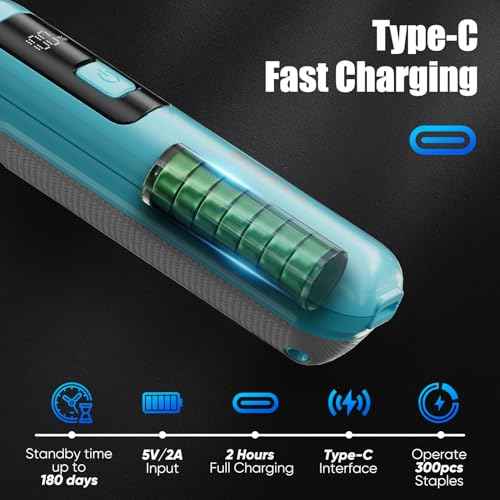 SHALL Plastic Welder, Cordless Plastic Welding Kit with 200 Staplers, USB Rechargeable Plastic Welder Kit with Portable Storage Bag for Bumper Repair, DIY Projects and other Plastic Repairs