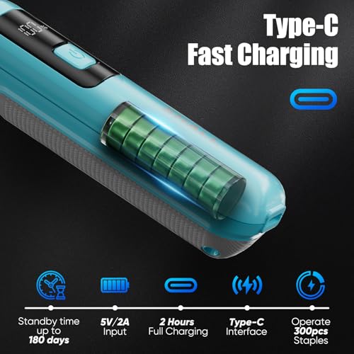 SHALL Plastic Welder, Cordless Plastic Welding Kit with 200 Staplers, USB Rechargeable Plastic Welder Kit with Portable Storage Bag for Bumper Repair, DIY Projects and other Plastic Repairs