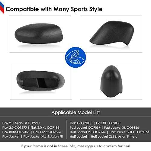 BLAZERBUCK Replacement Nose Pads Nose Piece for Oakley Flak 2.0/Flak 2.0 XL/Flak 2.0 Asian Fit/Flak XS/Flak XXS Sunglasses