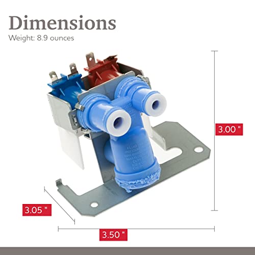GE Refrigerator Water Inlet Valve Replacement – WR57X33326, 4960236, WV10032