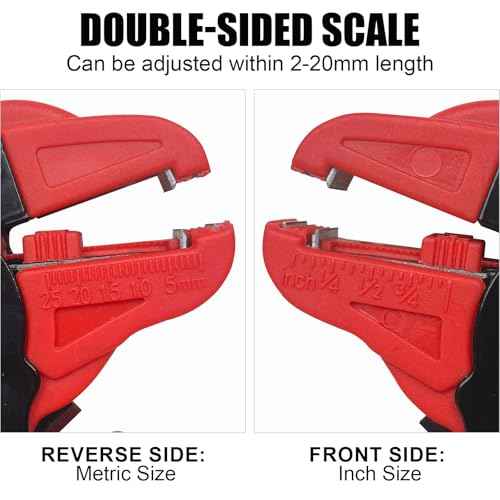 Automatic Wire Stripper and Cutter, 2 in 1 Professional Quickstrip Wire Stripper Tool, Adjustable Wire Stripping Tool for Electronic Cable and Automotive Repair