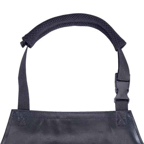 Homsolver Heavy Duty Vinyl Waterproof Apron for Unisex Adult, Ultra Lightweight, Chemical Resistant Industrial Work Apron