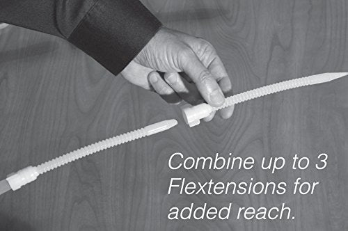 Ready America Flextension Caulking Tube Tip, Reusable and Removable Caulk Gun Nozzles for Hard to Reach Areas, Bends up to 180 Degrees, Caulking Tips, 3- Count (Pack of 1)