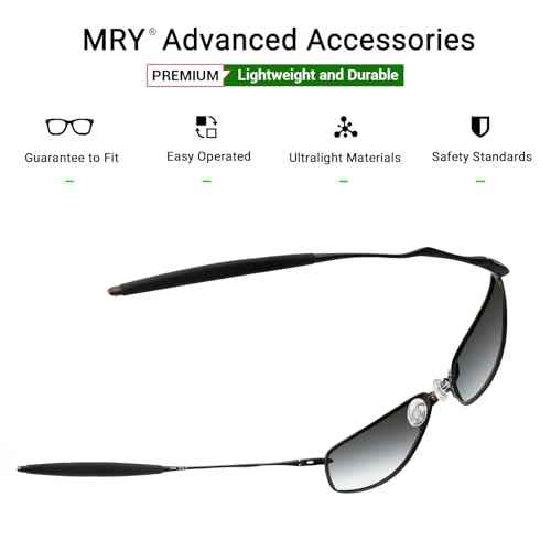 Mryok Replacement Earsocks for Oakley Whisker/Square Whisker/Juliet/Big Square Wire/A Wire Sunglasses - Options