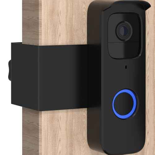 Blink Doorbell Mount, Anti Theft Blink Video Doorbell Mount, No Drill Door Mount for Blink Video Doorbell Camera 2021 1st Gen, No Block Sensor & Night Vision & Weather Proof